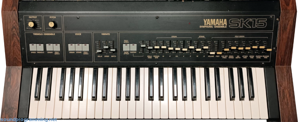 Yamaha SK15 Front View