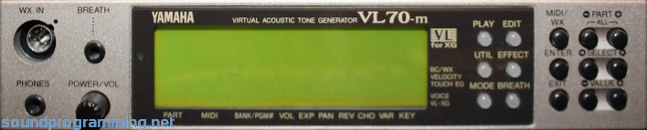Yamaha VL70-m | Sound Programming